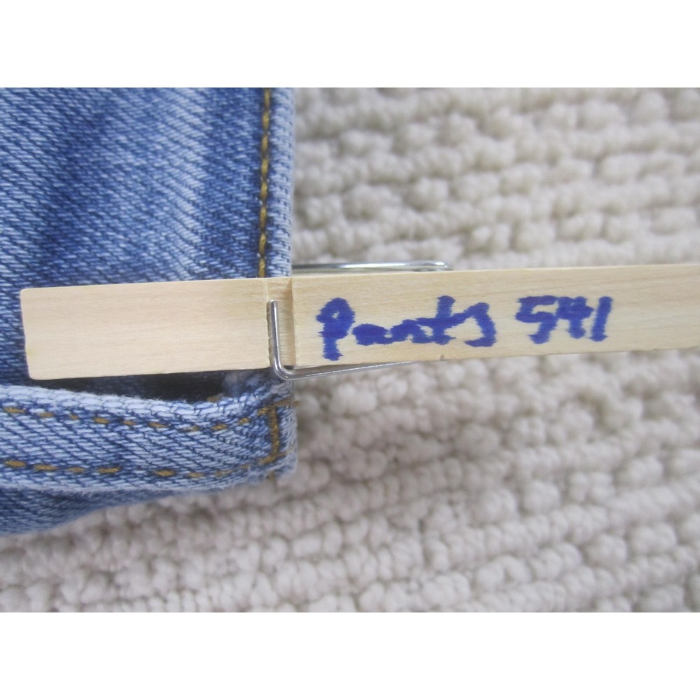 Bamboo Jeans Womens 7‎ Light Wash Blue Distressed Ripped Skinny Stretch Denim - Picture 10 of 10